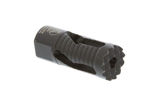 Troy Industries Medieval Muzzle Brake is threaded 1/2x28 for use on 5.56 AR15 rifles